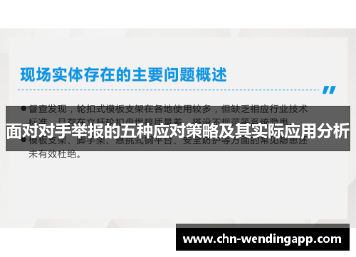面对对手举报的五种应对策略及其实际应用分析