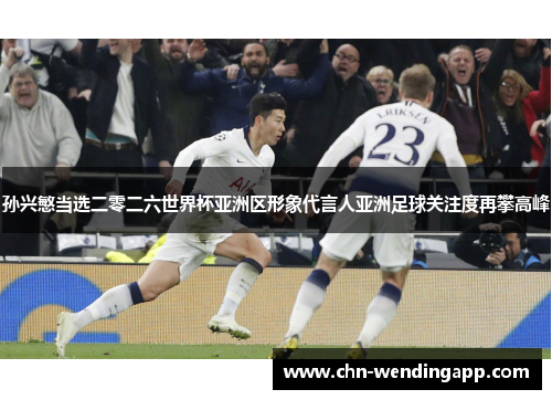 孙兴慜当选二零二六世界杯亚洲区形象代言人亚洲足球关注度再攀高峰